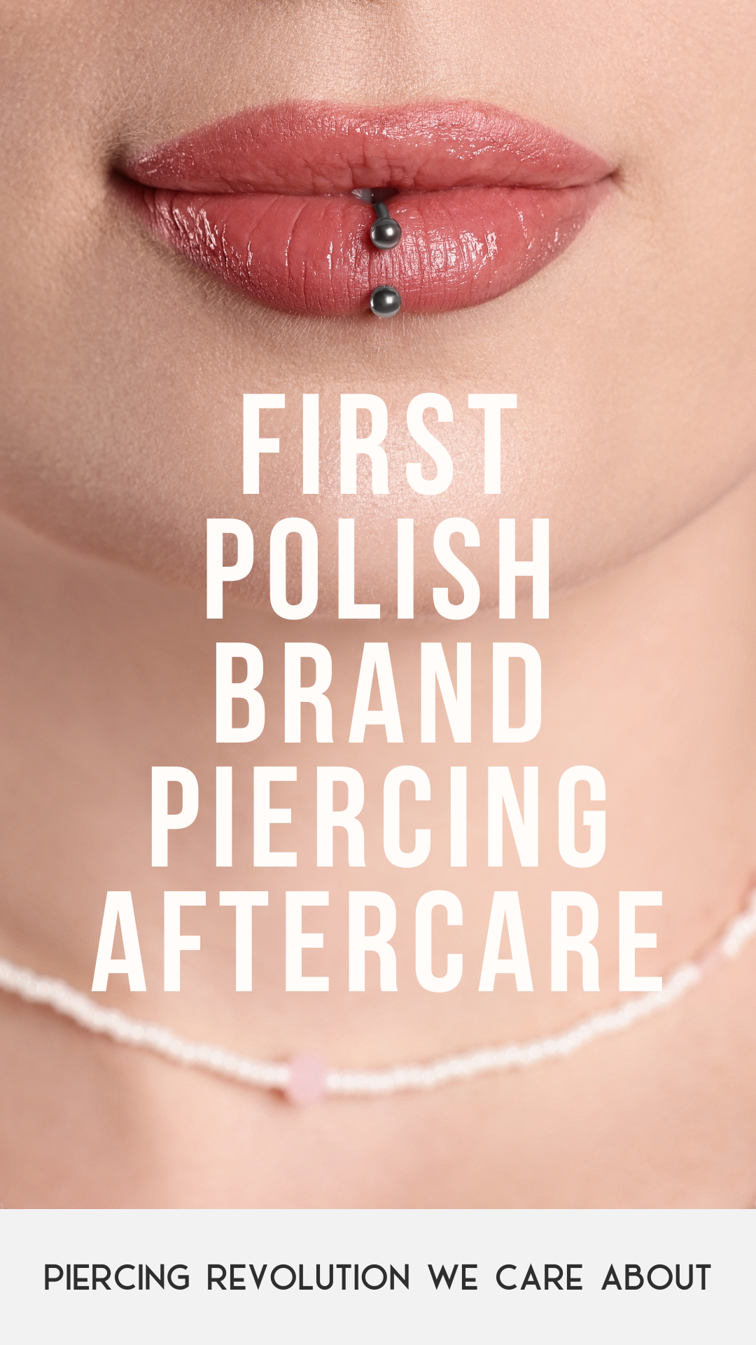 Left banner - first polish piercing aftercare brand